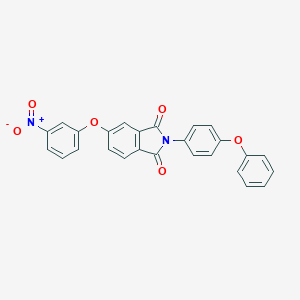 molecular formula C26H16N2O6 B416752 5-(3-nitrophenoxy)-2-(4-phenoxyphenyl)-1H-isoindole-1,3(2H)-dione 