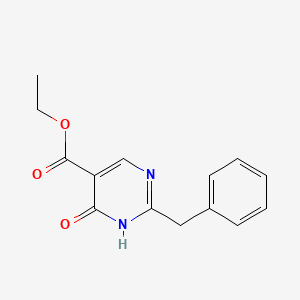 molecular formula C14H14N2O3 B4167605 ethyl 2-benzyl-4-hydroxy-5-pyrimidinecarboxylate 