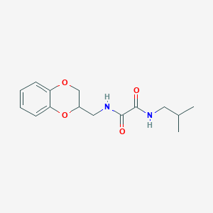 N-(2,3-dihydro-1,4-benzodioxin-2-ylmethyl)-N'-isobutylethanediamide