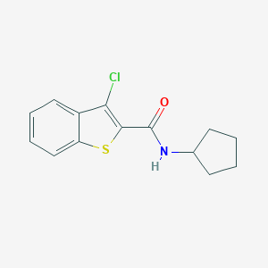 3-chloro-N-cyclopentyl-1-benzothiophene-2-carboxamide
