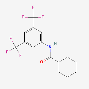 N-[3,5-bis(trifluoromethyl)phenyl]cyclohexanecarboxamide