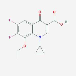 molecular formula C15H13F2NO4 B041678 1-环丙基-8-乙氧基-6,7-二氟-4-氧代-1,4-二氢喹啉-3-羧酸 CAS No. 143158-55-8