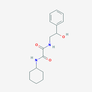 molecular formula C16H22N2O3 B4167990 N-cyclohexyl-N'-(2-hydroxy-2-phenylethyl)ethanediamide 