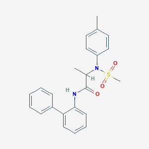 N~1~-2-biphenylyl-N~2~-(4-methylphenyl)-N~2~-(methylsulfonyl)alaninamide