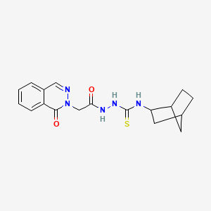 N-bicyclo[2.2.1]hept-2-yl-2-[(1-oxo-2(1H)-phthalazinyl)acetyl]hydrazinecarbothioamide