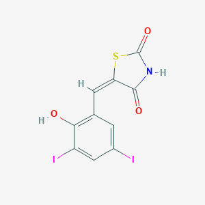 5-(2-Hydroxy-3,5-diiodobenzylidene)-1,3-thiazolidine-2,4-dione