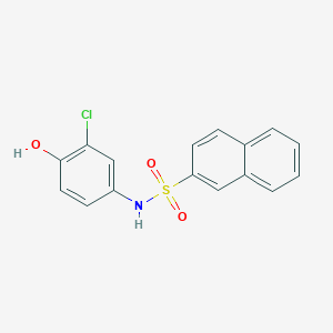 N-(3-chloro-4-hydroxyphenyl)naphthalene-2-sulfonamide