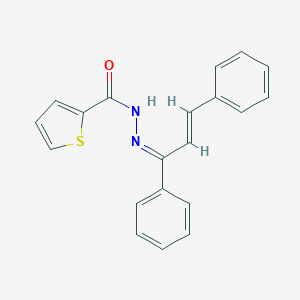molecular formula C20H16N2OS B416854 N'-(1,3-diphenyl-2-propenylidene)-2-thiophenecarbohydrazide 