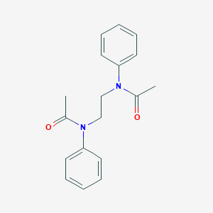 molecular formula C18H20N2O2 B416855 N-{2-[acetyl(phenyl)amino]ethyl}-N-phenylacetamide 