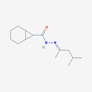 molecular formula C14H24N2O B416856 N'-(1,3-dimethylbutylidene)bicyclo[4.1.0]heptane-7-carbohydrazide 