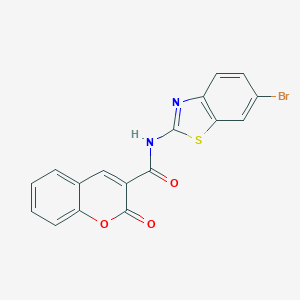 N-(6-bromo-1,3-benzothiazol-2-yl)-2-oxo-2H-chromene-3-carboxamide