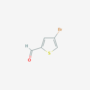 molecular formula C5H3BrOS B041693 4-Bromo-2-thiophenecarboxaldehyde CAS No. 18791-75-8