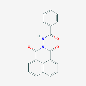 molecular formula C19H12N2O3 B416932 N-(1,3-dioxo-1H-benzo[de]isoquinolin-2(3H)-yl)benzamide 