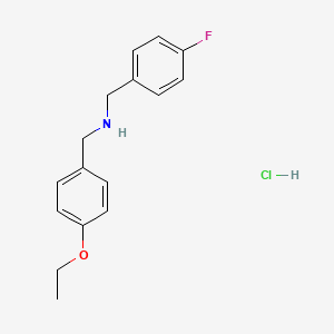 (4-ethoxybenzyl)(4-fluorobenzyl)amine hydrochloride