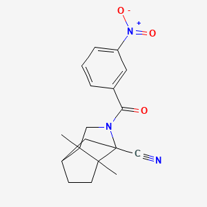 6,7-dimethyl-4-(3-nitrobenzoyl)-4-azatricyclo[4.3.0.0~3,7~]nonane-3-carbonitrile