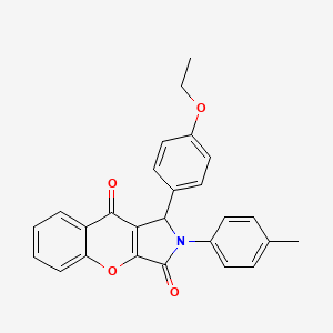 1-(4-ethoxyphenyl)-2-(4-methylphenyl)-1,2-dihydrochromeno[2,3-c]pyrrole-3,9-dione