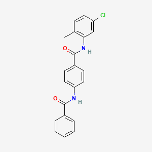 4-(benzoylamino)-N-(5-chloro-2-methylphenyl)benzamide