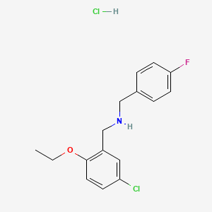 (5-chloro-2-ethoxybenzyl)(4-fluorobenzyl)amine hydrochloride