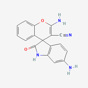 2,6'-diamino-2'-oxo-1',2'-dihydrospiro[chromene-4,3'-indole]-3-carbonitrile