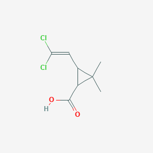 molecular formula C8H10Cl2O2 B041701 3-(2,2-二氯乙烯基)-2,2-二甲基环丙烷羧酸 CAS No. 55701-05-8
