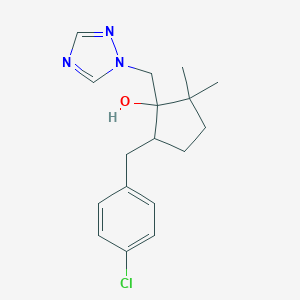 molecular formula C₁₇H₁₆D₆ClN₃O B041703 麦康唑 CAS No. 125116-23-6