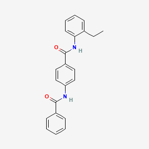 4-(benzoylamino)-N-(2-ethylphenyl)benzamide