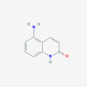 molecular formula C9H8N2O B041705 5-氨基喹啉-2(1H)-酮 CAS No. 61317-32-6