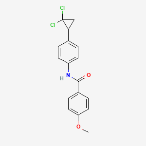 N-[4-(2,2-dichlorocyclopropyl)phenyl]-4-methoxybenzamide