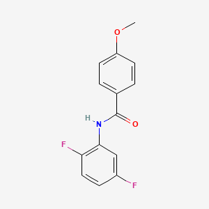 molecular formula C14H11F2NO2 B4170883 N-(2,5-difluorophenyl)-4-methoxybenzamide 