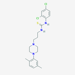 N-(2,4-dichlorophenyl)-N'-{3-[4-(2,5-dimethylphenyl)-1-piperazinyl]propyl}thiourea