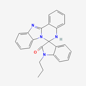 1'-propyl-5H-spiro[benzimidazo[1,2-c]quinazoline-6,3'-indol]-2'(1'H)-one