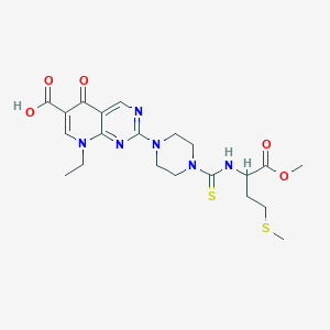 8-ethyl-2-[4-({[1-(methoxycarbonyl)-3-(methylthio)propyl]amino}carbonothioyl)-1-piperazinyl]-5-oxo-5,8-dihydropyrido[2,3-d]pyrimidine-6-carboxylic acid
