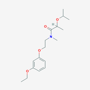 N-[2-(3-ethoxyphenoxy)ethyl]-2-isopropoxy-N-methylpropanamide