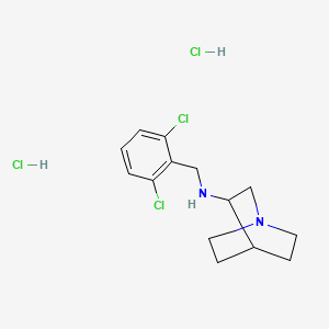 molecular formula C14H20Cl4N2 B4171580 N-(2,6-dichlorobenzyl)quinuclidin-3-amine dihydrochloride 