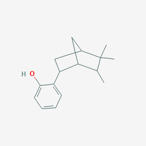 molecular formula C16H22O B417161 2-(5,5,6-Trimethylbicyclo[2.2.1]hept-2-yl)phenol 