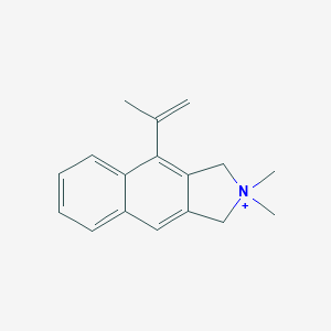 molecular formula C17H20N+ B417166 4-Isopropenyl-2,2-dimethyl-2,3-dihydro-1H-benzo[f]isoindolium 