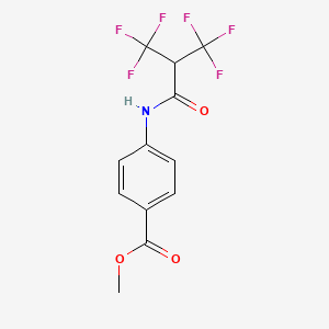 methyl 4-{[3,3,3-trifluoro-2-(trifluoromethyl)propanoyl]amino}benzoate