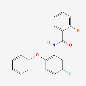 molecular formula C19H13BrClNO2 B4171908 2-bromo-N-(5-chloro-2-phenoxyphenyl)benzamide 
