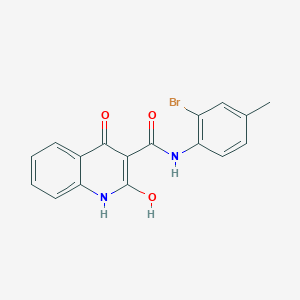 N-(2-bromo-4-methylphenyl)-2-hydroxy-4-oxo-1H-quinoline-3-carboxamide