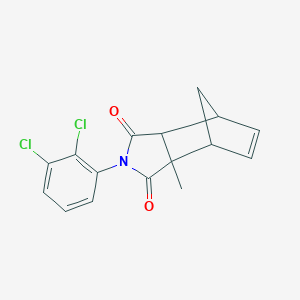 molecular formula C16H13Cl2NO2 B417197 2-(2,3-dichlorophenyl)-3a-methyl-3a,4,7,7a-tetrahydro-1H-4,7-methanoisoindole-1,3(2H)-dione 