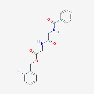 2-fluorobenzyl N-benzoylglycylglycinate