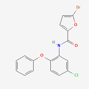molecular formula C17H11BrClNO3 B4172210 5-bromo-N-(5-chloro-2-phenoxyphenyl)-2-furamide 
