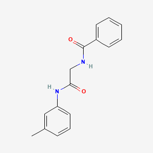 N-{2-[(3-methylphenyl)amino]-2-oxoethyl}benzamide