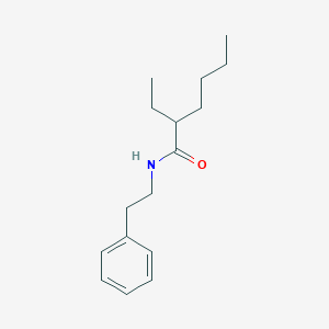 molecular formula C16H25NO B417226 2-ethyl-N-(2-phenylethyl)hexanamide 