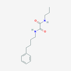 molecular formula C15H22N2O2 B4172354 N-(4-phenylbutyl)-N'-propylethanediamide 