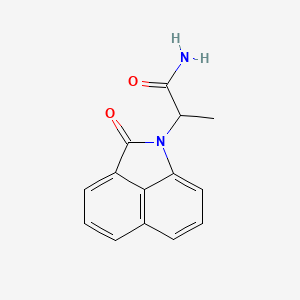 molecular formula C14H12N2O2 B4172470 2-(2-oxobenzo[cd]indol-1(2H)-yl)propanamide 
