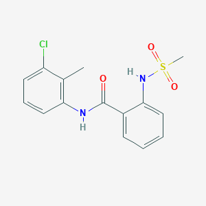 N-(3-chloro-2-methylphenyl)-2-[(methylsulfonyl)amino]benzamide