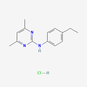 N-(4-ethylphenyl)-4,6-dimethyl-2-pyrimidinamine hydrochloride