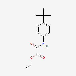 molecular formula C14H19NO3 B4172543 ethyl [(4-tert-butylphenyl)amino](oxo)acetate 