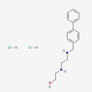 2-({2-[(4-biphenylylmethyl)amino]ethyl}amino)ethanol dihydrochloride